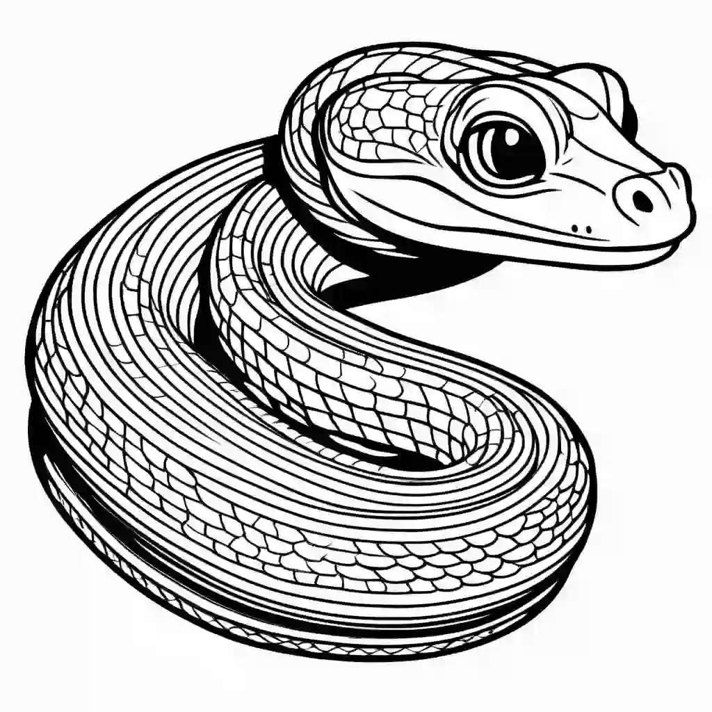 Boas coloring pages